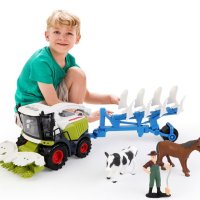 Трактор Фигура на животно Звуци и светлини, снимка 2 - Коли, камиони, мотори, писти - 43101576