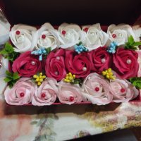 Сапунени цветя, снимка 13 - Изкуствени цветя - 39946525