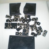 Ретро   домино бакелит комплект за игра , снимка 5 - Колекции - 33688738