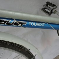 Ретро велосипед марка ХВЗ Модел Турист Tourist произведен 1987 год. В СССР.  27 цола употребяван, снимка 2 - Велосипеди - 39858906