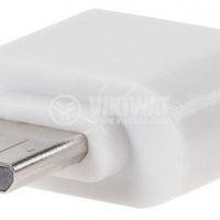 Преходник micro USB/m-USB/f, OTG, снимка 1 - Кабели и адаптери - 26709571