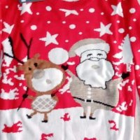 Коледен пуловер мъжки дамски , снимка 2 - Пуловери - 38824974