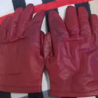 Червени мъжки ръкавици /ест кожа /Club Argentino / M /made in Italy/разпродава, снимка 10 - Екипировка - 38443874