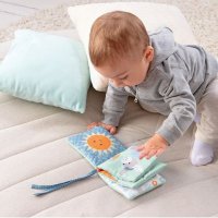 Бебе луксозна, текстилна, мека книжка със звукови ефекти Sterntaler , снимка 2 - Образователни игри - 43926680