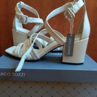 Оригинални дамски сандали "Marco Tozzi", снимка 15 - Дамски обувки на ток - 38102529