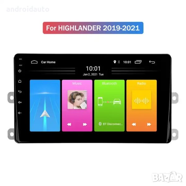 Toyota Highlander 2019-2021, Android 13 Mултимедия/Навигация, снимка 1