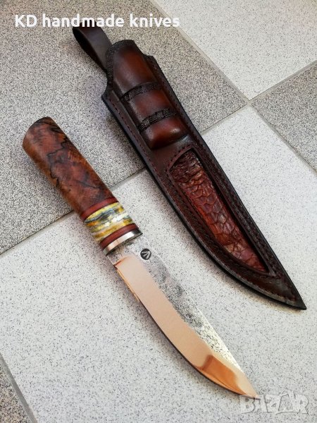 Ръчно изработен ловен нож от марка KD handmade knives ловни ножове, снимка 1
