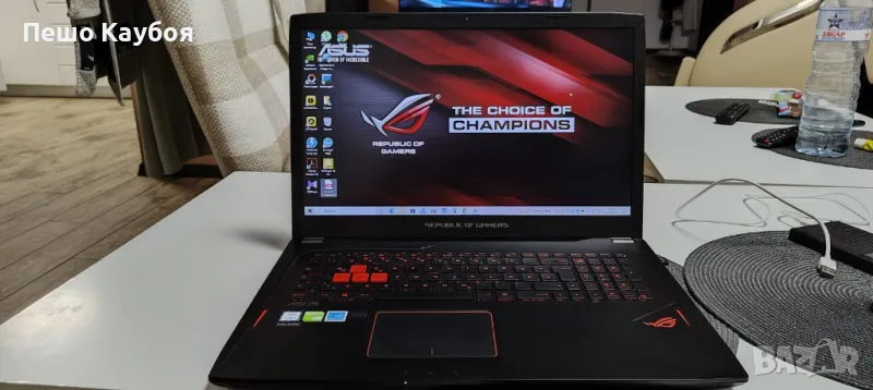 Геймърски Лаптоп ASUS ROG Strix GL702VM-17инча, снимка 1