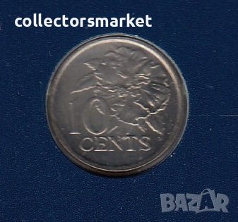 10 цента 1990, Тринидад и Тобаго, снимка 1