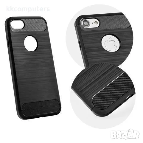 Калъф силикон New Карбон за SAMSUNG A56 5G / Черен / Баркод : 3131701, снимка 1