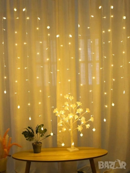 LED светеща завеса, снимка 1
