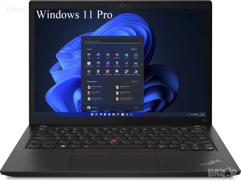 13.3" IPS ThinkPad X13 / i7-1270P / 32GB RAM / Win11Pro, снимка 1