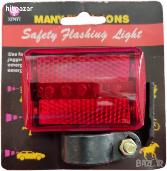 Лед LED лампа за велосипед повишаваща безопасността на колоездене, снимка 1