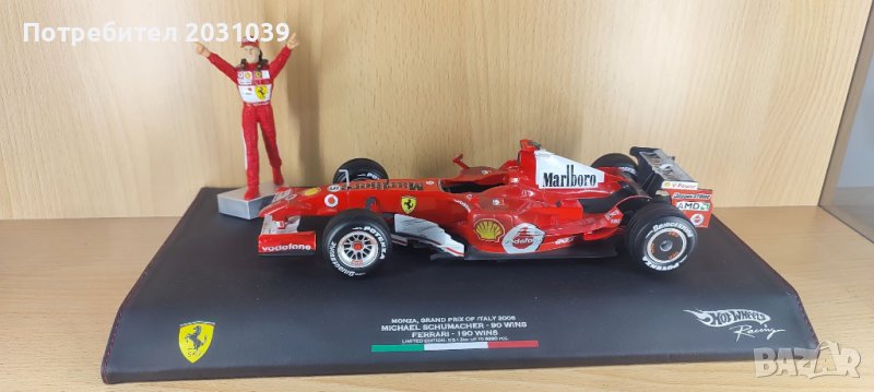 Formula 1 Колекция - 2006 Ferrari 248 M. Schumacher 90 победи, снимка 1