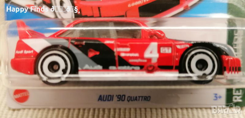 💕🧸Hot Wheels Audi `90 quatro Retro racers, снимка 1