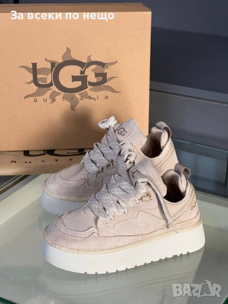 UGG Дамски Бежови Маратонки🔝Дамски Спортни Обувки В Бежов Цвят ЮДЖИДЖИ🔝Кецове Код E902, снимка 1