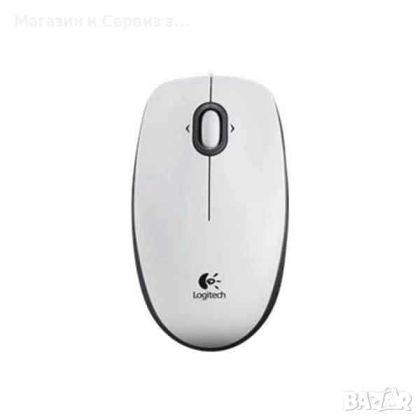 Жична оптична мишка LOGITECH B100, снимка 1