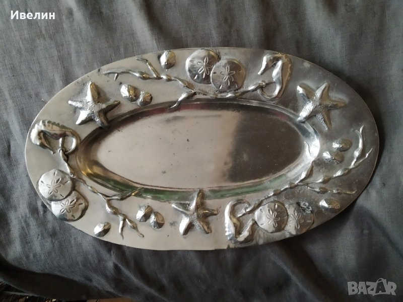 поднос,плато с морски декорации, снимка 1