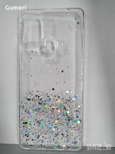 Samsung Galaxy A21s Силиконов гръб с брокат, снимка 1