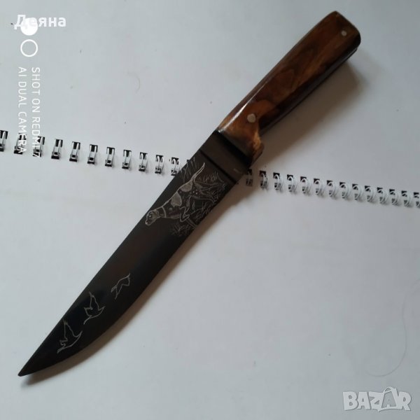№ 39 Гравиран ловен нож, снимка 1