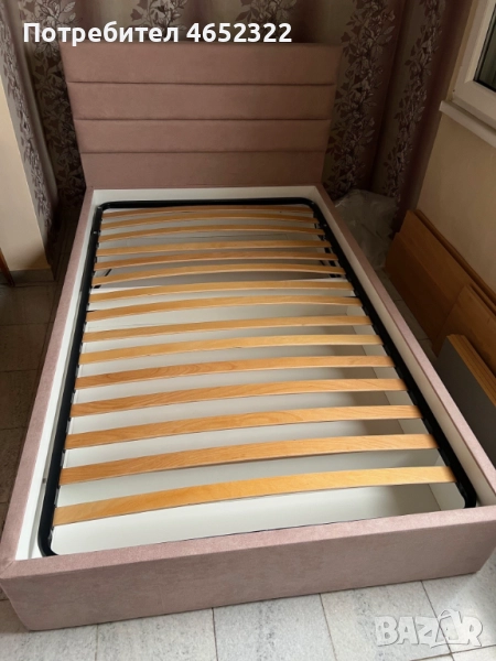 Неизползвано тапицирано легло "Салвадор" 120/200см., снимка 1