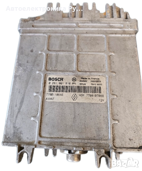 компютър RENAULT MEGANE 1.9 DTI BOSCH 0 281 001 810, 0281001810, HOM 7700107088, 7700110646 , снимка 1