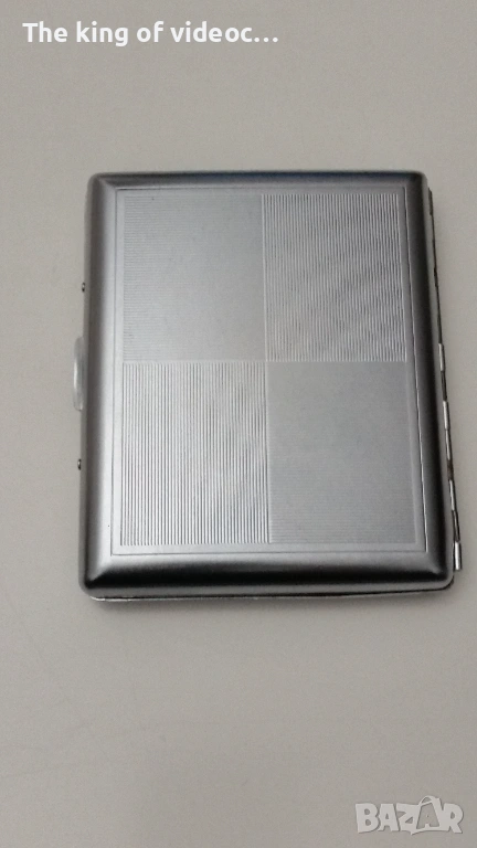 Алуминиева Табакера за цигари Jean Glaige  100 мм. Като Нова, снимка 1