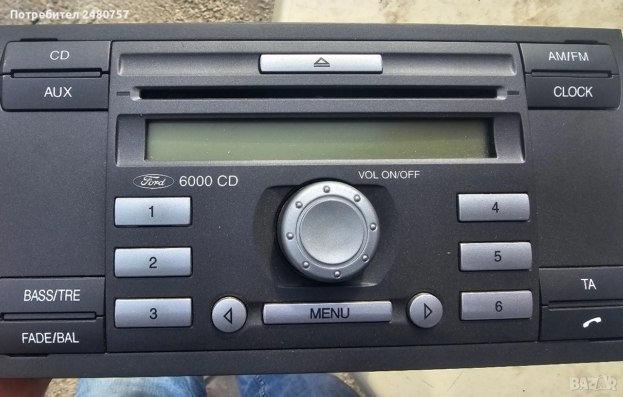 Касетофон +CD ФОРД ТРАНЗИТ, снимка 1