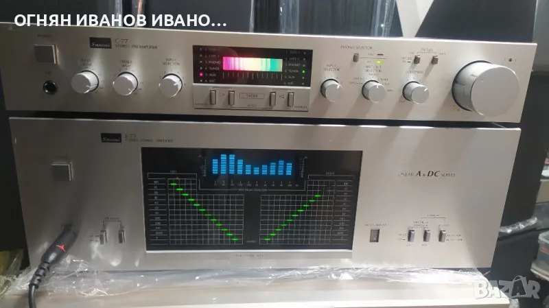 SANSUI C-77/B-77

Топ състояние, като нови!, снимка 1