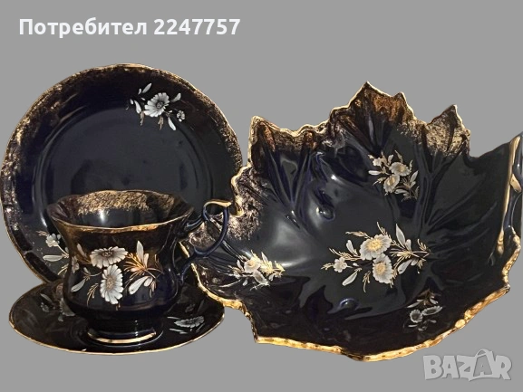 Кралски кобалтов порцелан, снимка 1