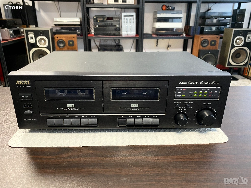 Двукасетен дек Akai , снимка 1