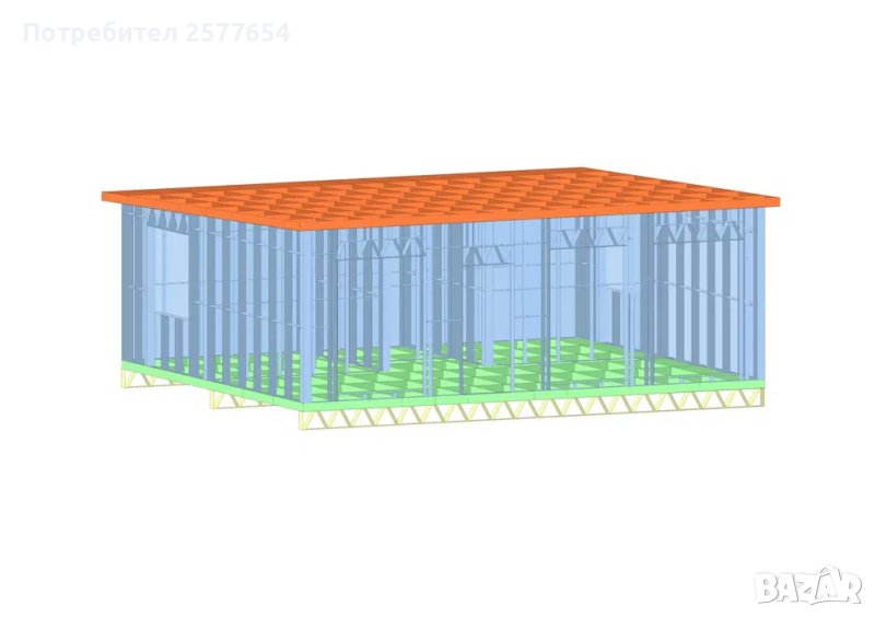 Бунгало,Контейнер,Павилион,Павилиони,Магазин - 56м2, снимка 1