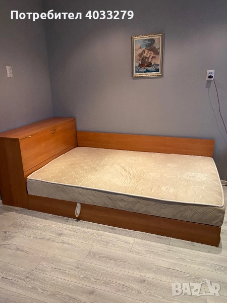 Приста със матрак и ракла, снимка 1