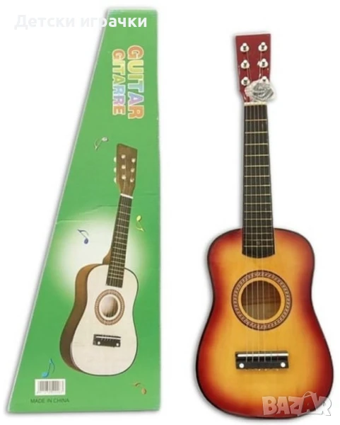 Детска дървена китара , снимка 1