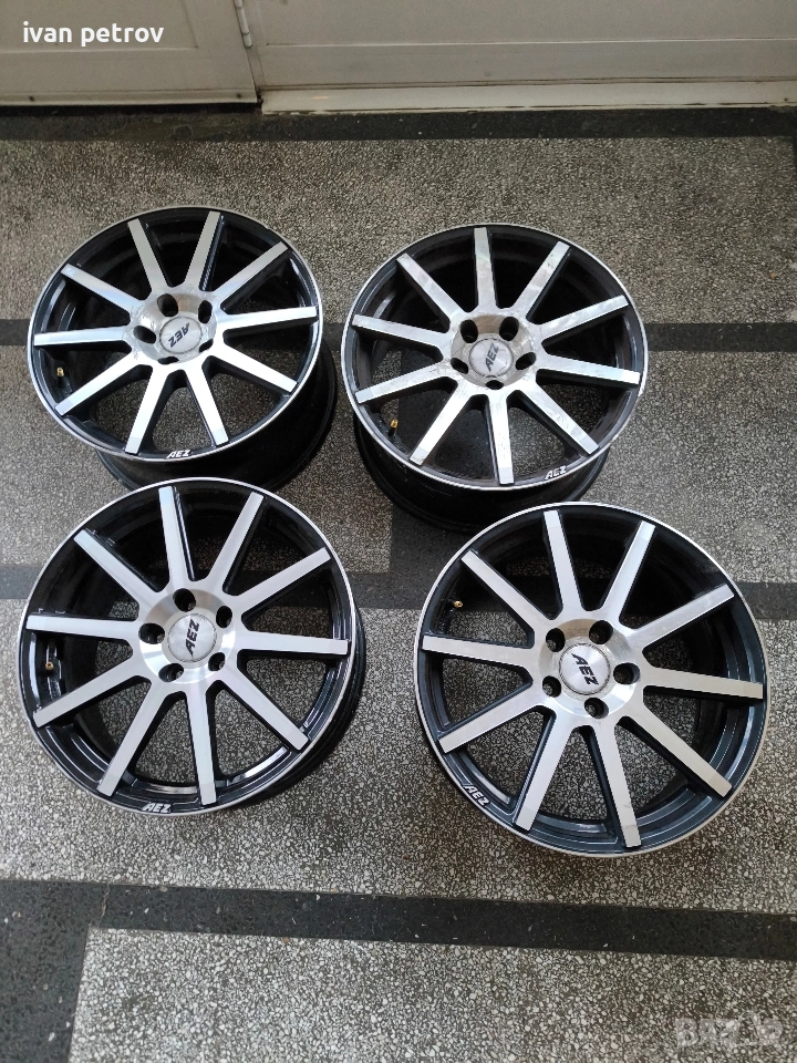 Джанти AEZ 17цола с втулки за волв, снимка 1