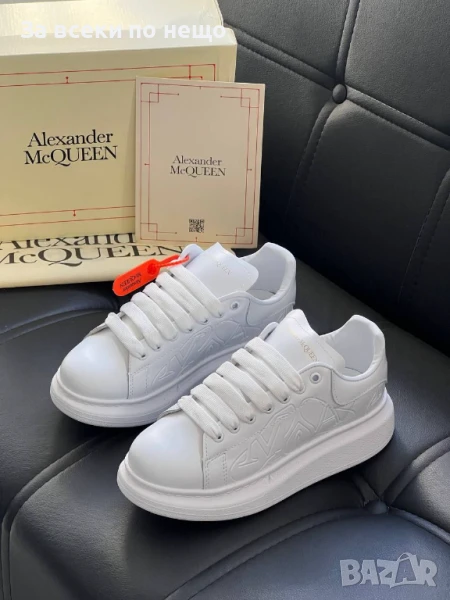 Alexander McQueen Дамски Бели Маратонки👟Дамски Спортни Обувки Александър Макуин Код E712, снимка 1