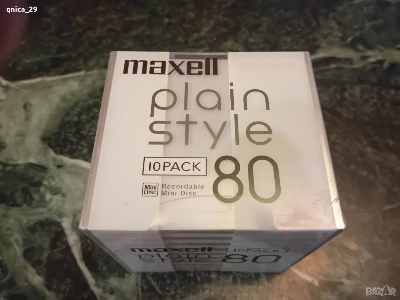 Maxell Plain Style 80 минидиск, снимка 1