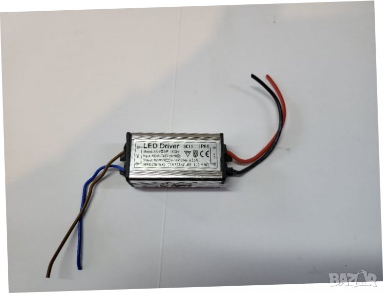 LED драйвер 10 вата- захранване  20 - 36 волта прав ток  - за захранване на LED ленти до 10 вата , снимка 1