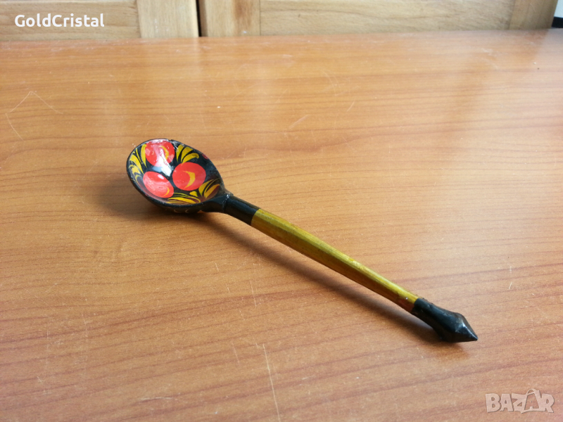 Руска дървена лъжичка , снимка 1