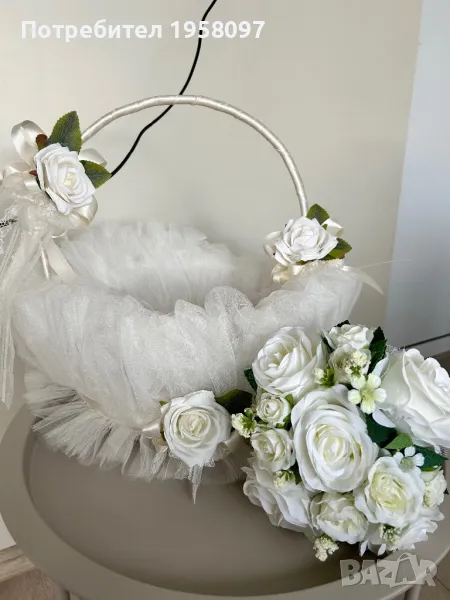 Кошница за сватба  +букет , снимка 1