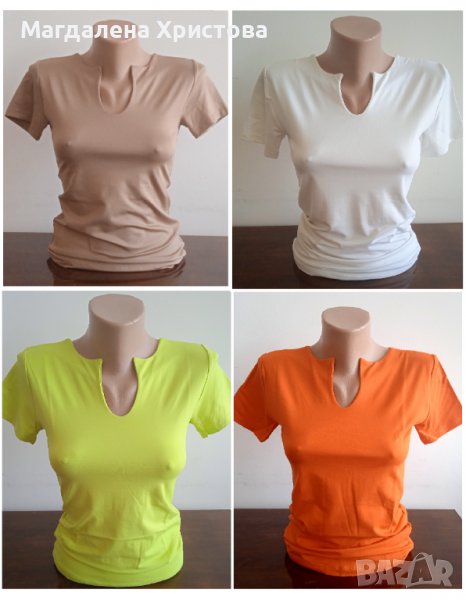 Дамски блузи - къс ръкав, снимка 1