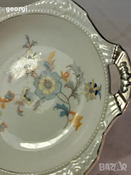 порцеланово плато с дръжки чешки порцелан Victoria  23/6, снимка 1