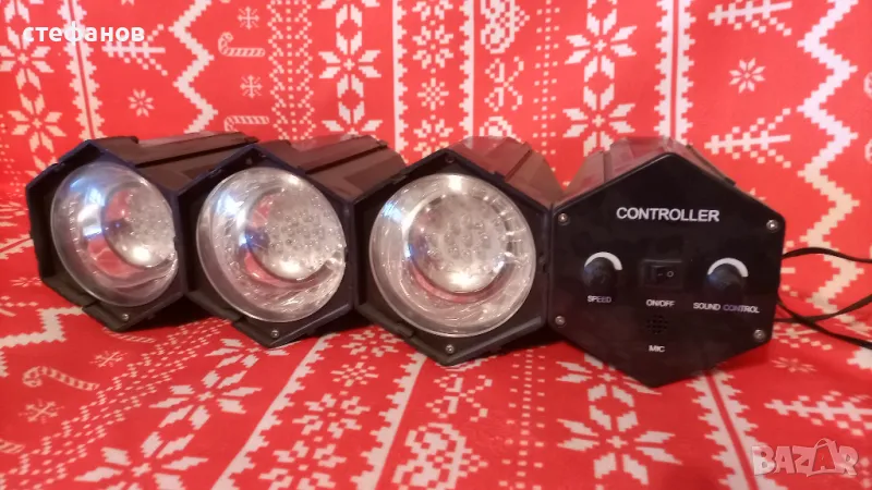 Цвето музика, цветомузика, диодна, триканална CONTROLLER LED LIGHTORGEL, снимка 1