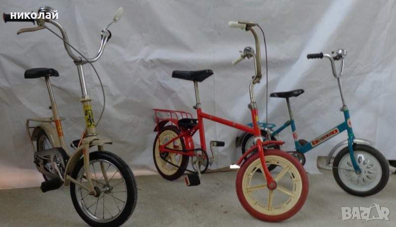 Ретро детски велосипеди три броя употребявани 1987 год. произведени в СССР, снимка 1