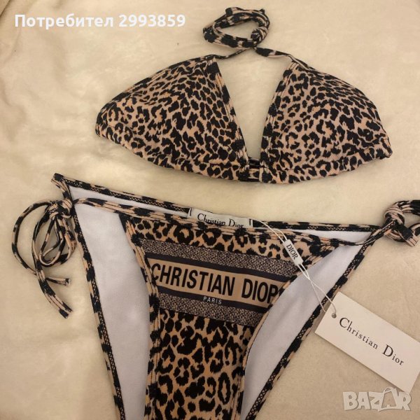 Бански бикини Диор*С/М*DIOR LEOPARD PRINT SWIM, снимка 1