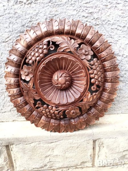 Дървена розета , снимка 1