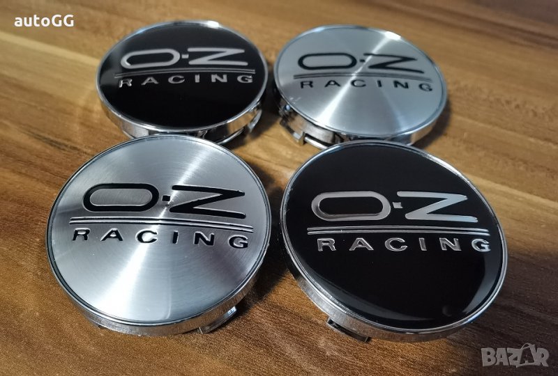 Капачки за джанти OZ Racing Черни/Сиви, снимка 1