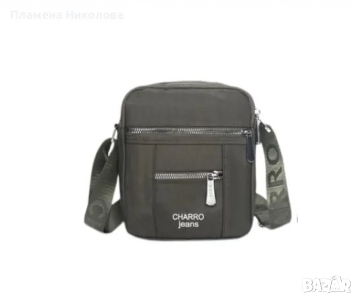 Мъжка чанта през рамо, CHARRO Jeans, компактност и стил в едно, снимка 1