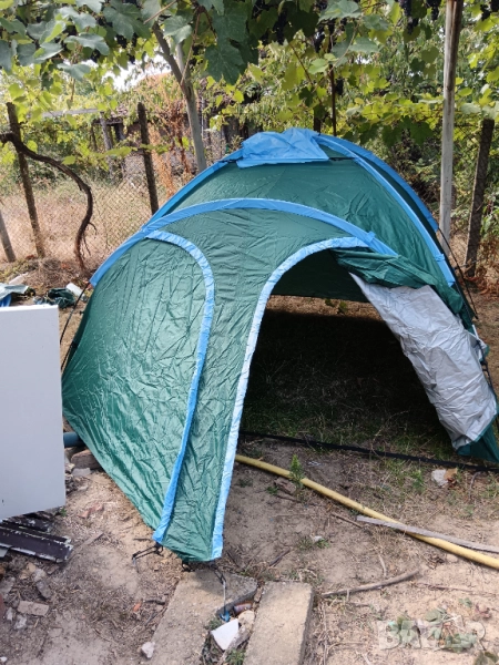Двуслойна голяма палатка Фан камп , снимка 1