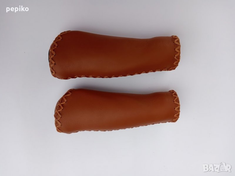 Продавам колела внос от Германия нови кожени грипове за велосипед HANDIZ, снимка 1